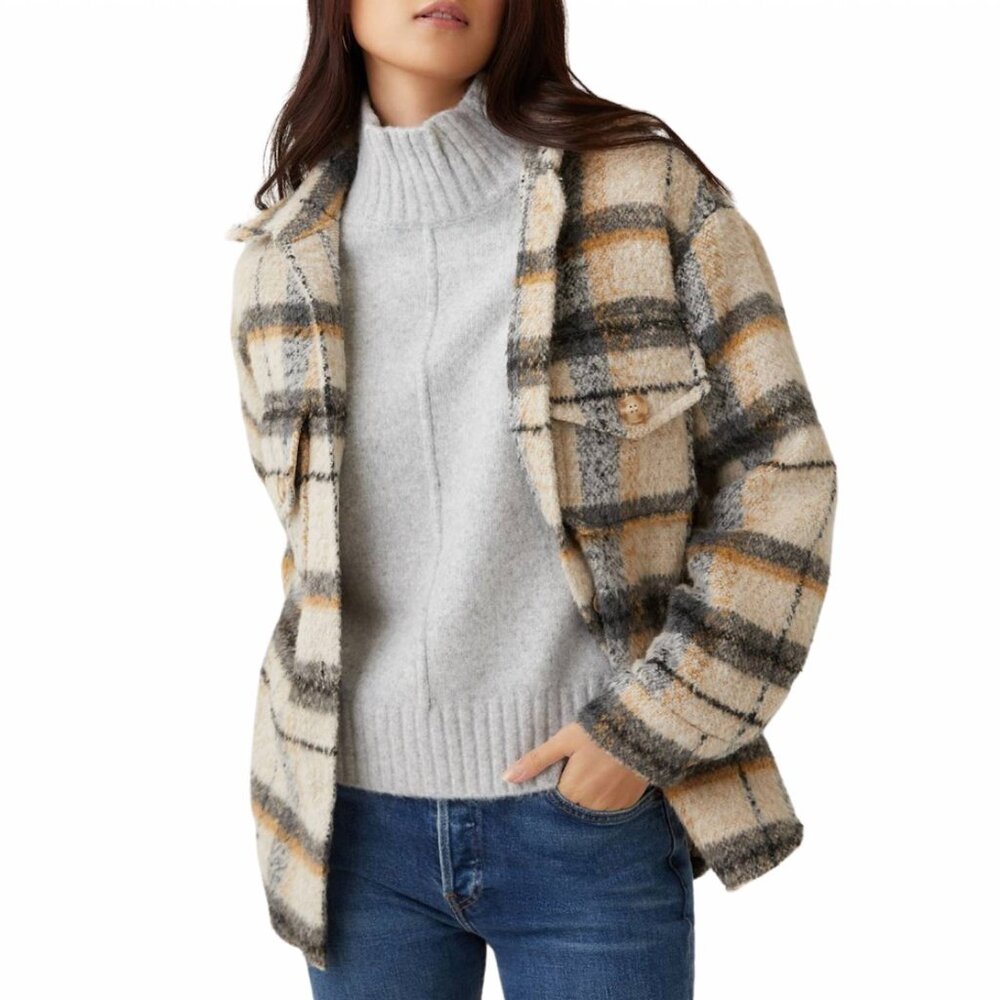 Fifteen Twenty Plaid Shirt Jacket S